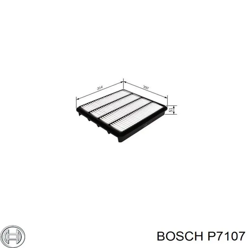 P7107 Bosch Фільтр масла