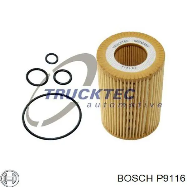 P9116 Bosch Фільтр масла