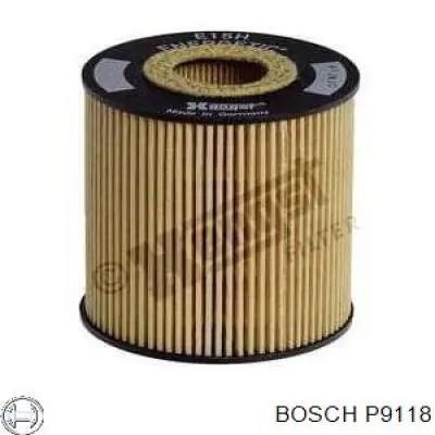 Масляний фільтр двигуна Bosch P9118 ціна, від 7.96 USD