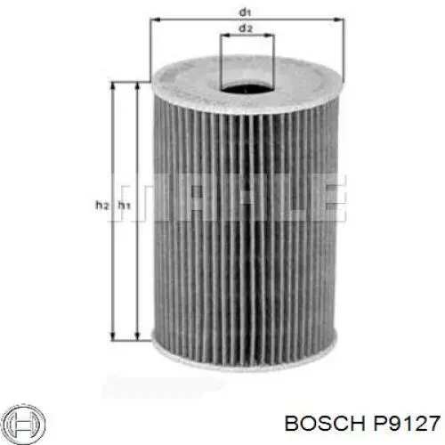 P9127 Bosch Фільтр масла