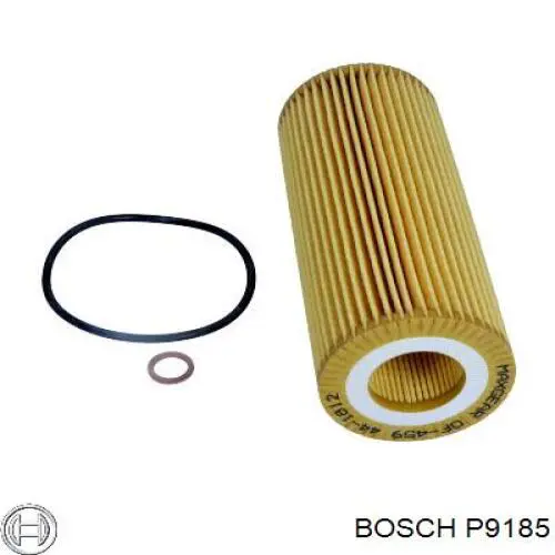 Масляний фільтр двигуна Bosch P9185 ціна, від 8.24 USD