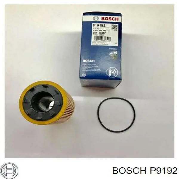 Масляний фільтр двигуна Bosch P9192 ціна, від 4.79 USD