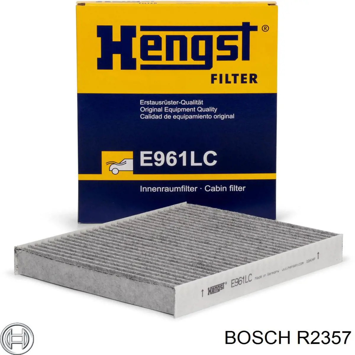 Фільтр повітряний обігрівача Bosch R2357 ціна, від 16.05 USD