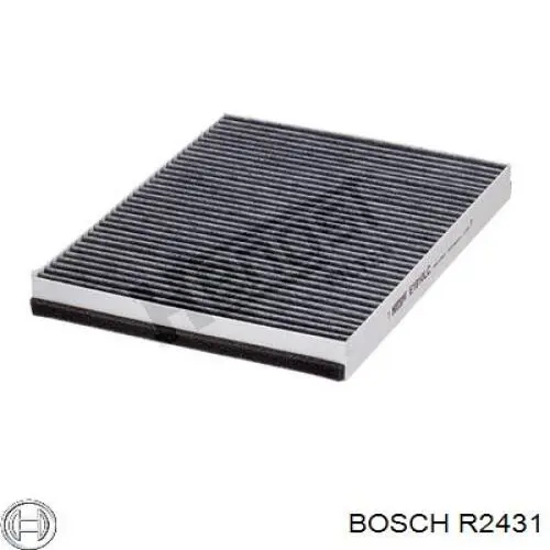 Фільтр повітряний обігрівача Bosch R2431 ціна, від 11.79 USD