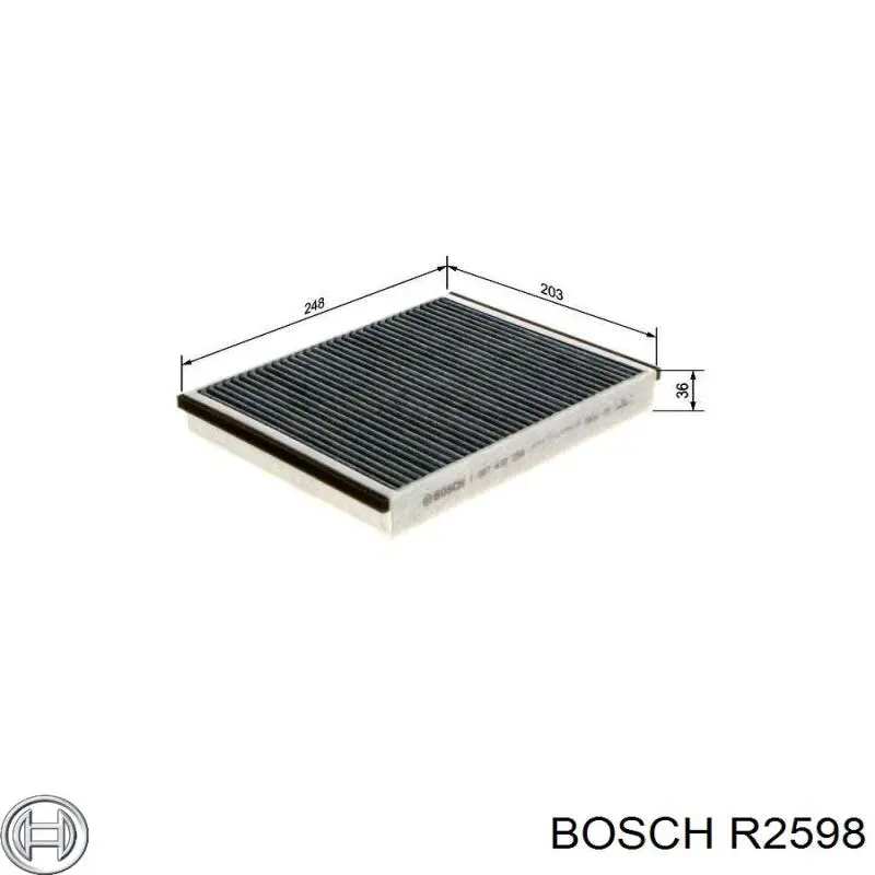 R2598 Bosch Внутрішньосалонний фільтр