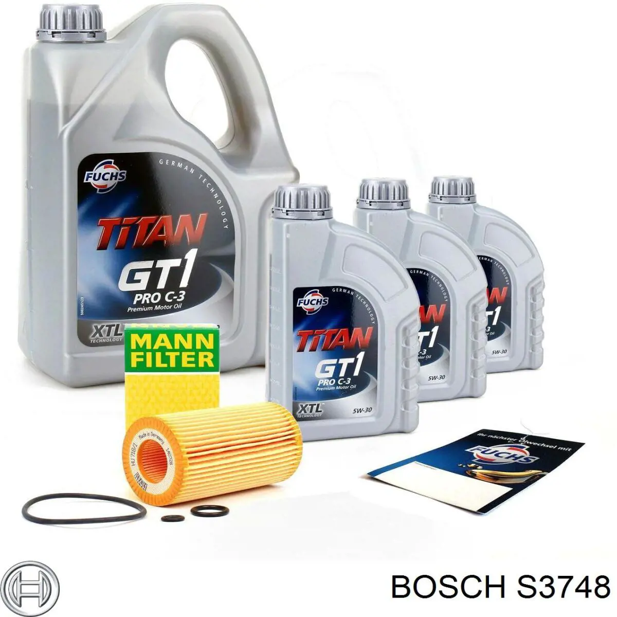 S3748 Bosch Повітряний фільтр двигуна