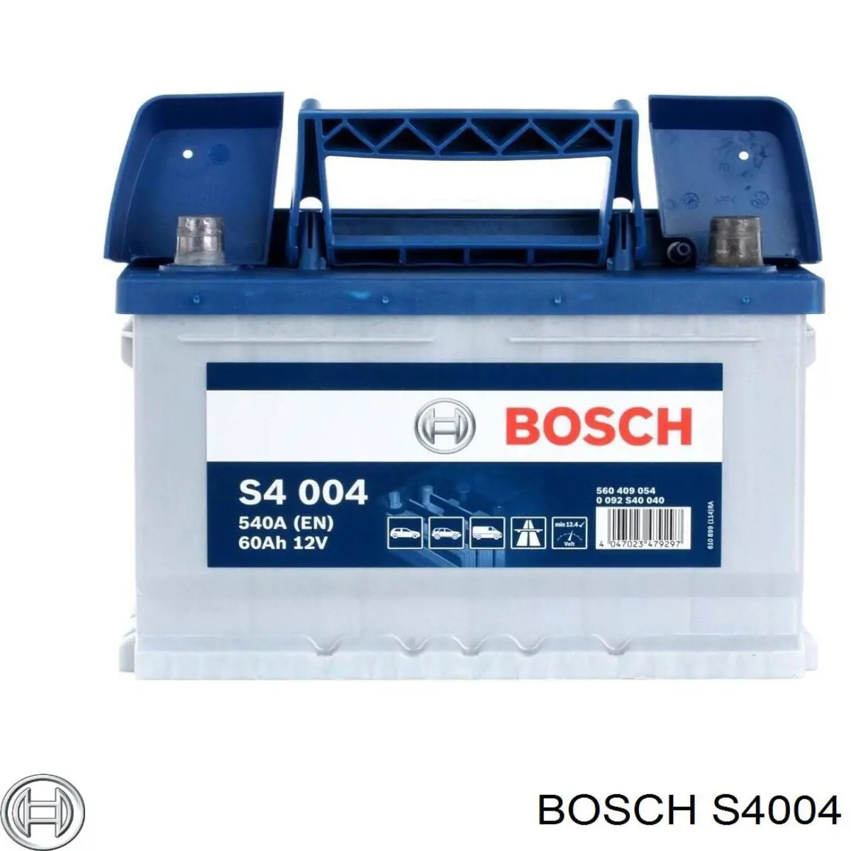 Батарея акумуляторна Bosch S4004 ціна, від 85.32 USD