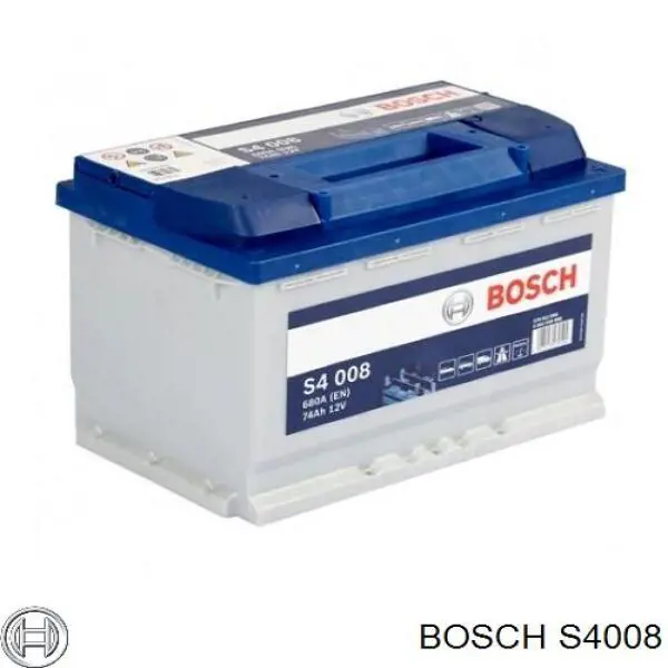 Батарея акумуляторна Bosch S4008 ціна, від 135.76 USD