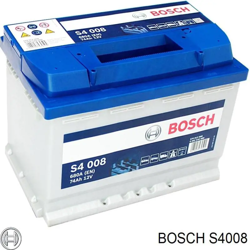 S4008 Bosch Авто акумулятор