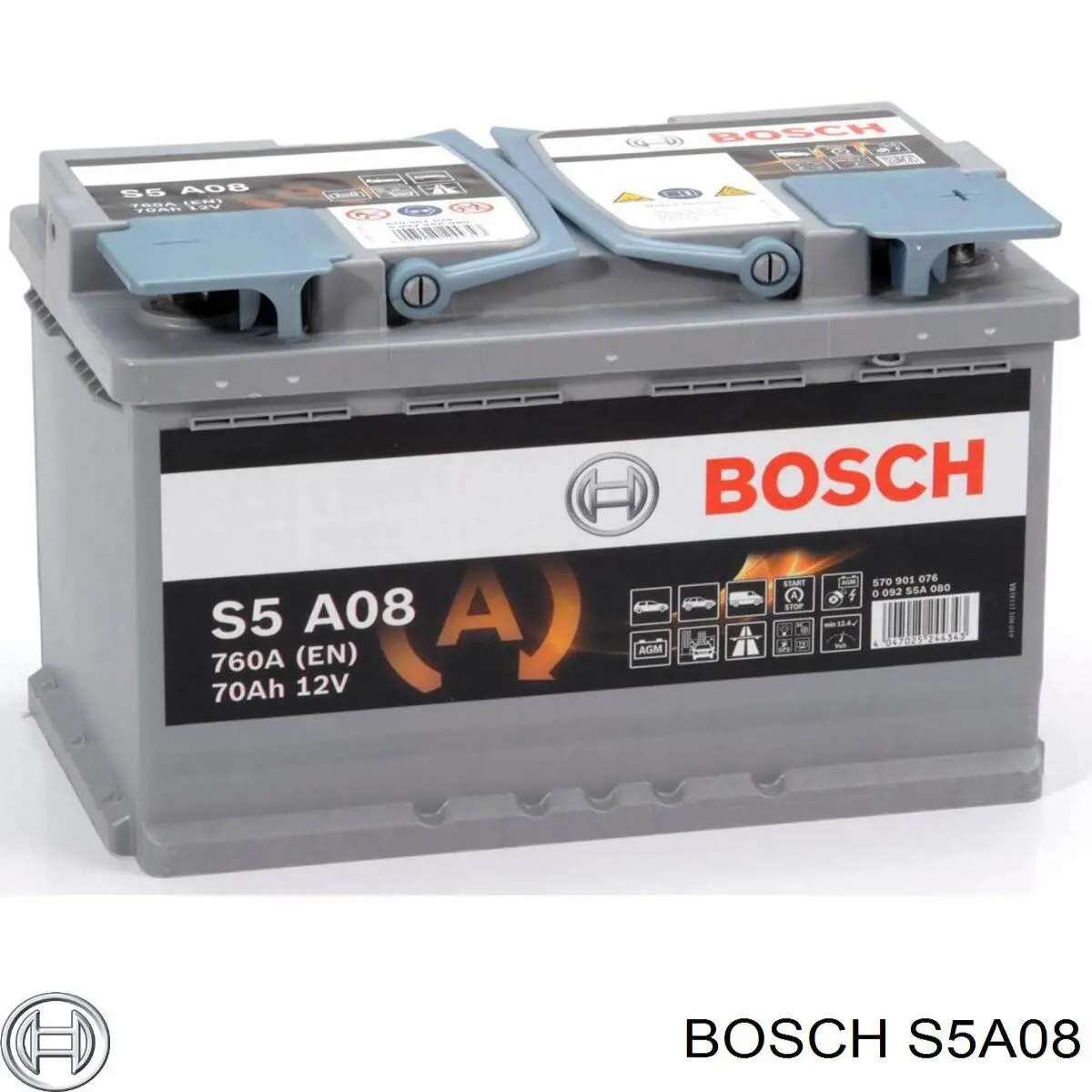 Купити S5A08 Bosch Автомобільна батарея