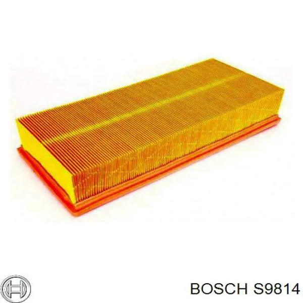 Елемент повітряного фільтра Bosch S9814 ціна, від 5.09 USD