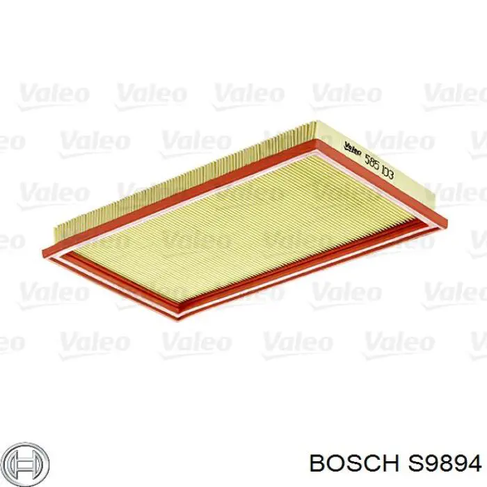 Елемент повітряного фільтра Bosch S9894 ціна, від 5.36 USD