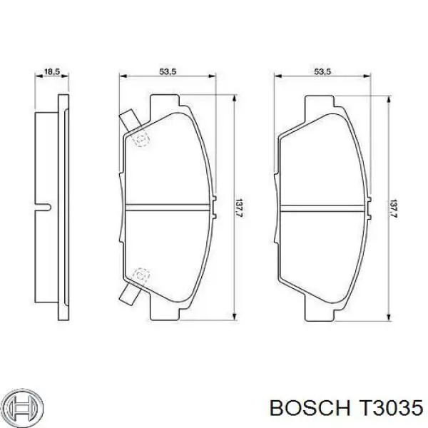 Акумуляторна батарея, АКБ T3035 Bosch