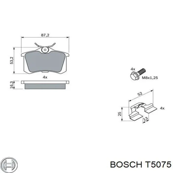 Купити Акумулятор Bosch 145 А/г (T5075)