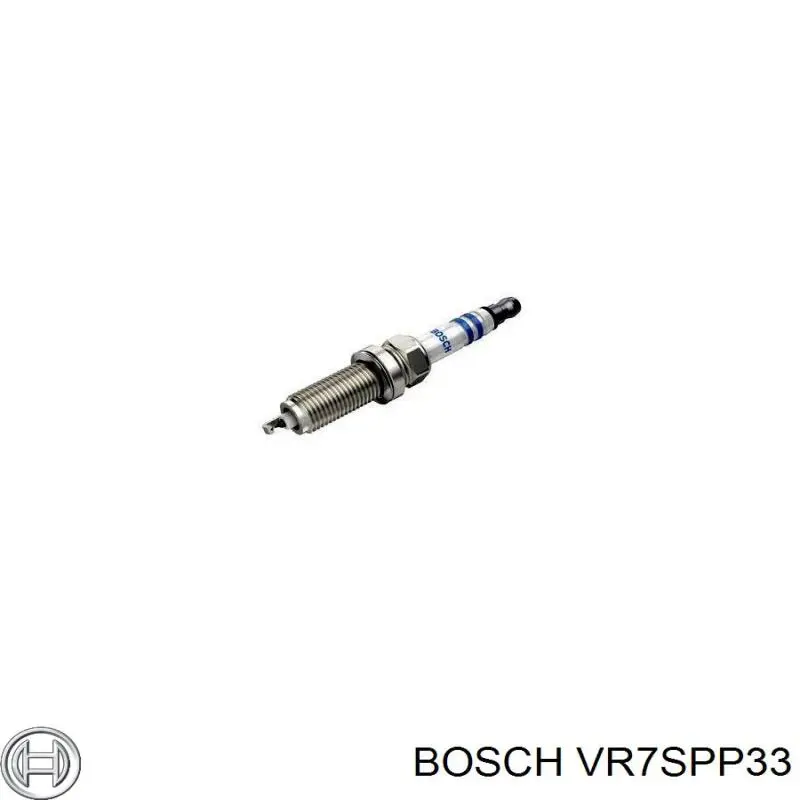 Свічки автомобільні Bosch VR7SPP33 ціна, від 5.73 USD