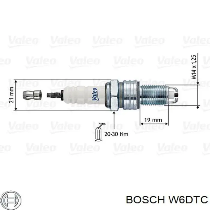Свічки автомобільні Bosch W6DTC ціна, від 2.71 USD