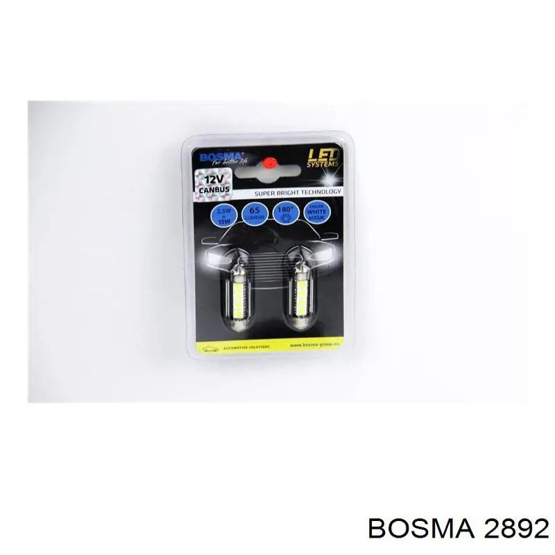 Світлодіодна лампочка (LED) Bosma 2892 ціна, від 2.12 USD