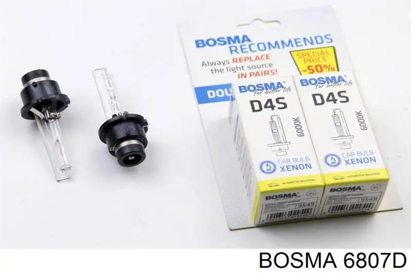 Лампочка ксеноновая 6807D Bosma