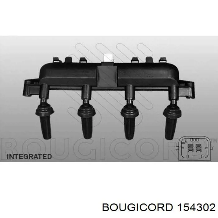 Котушка запалювання 154302 Bougicord