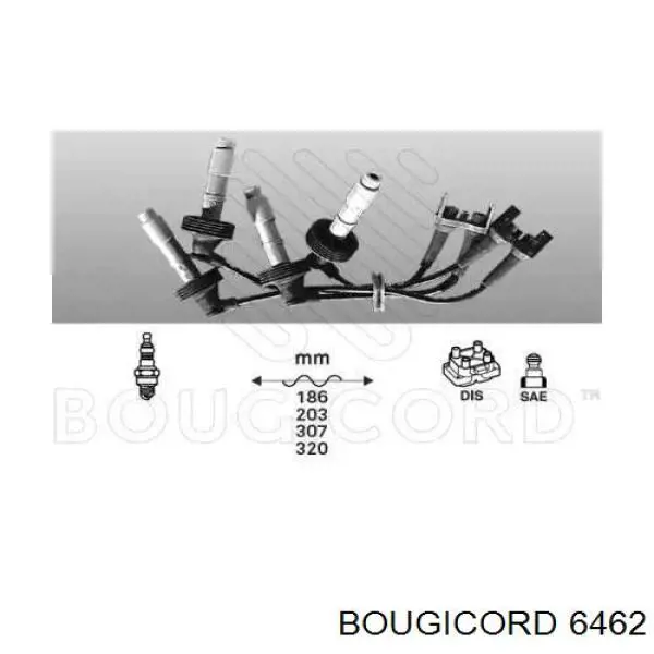 6462 Bougicord дріт високовольтні, комплект