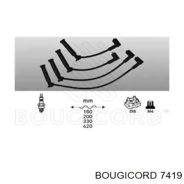 Дроти запалювання Huco 134672 ціна, від 30.08 USD