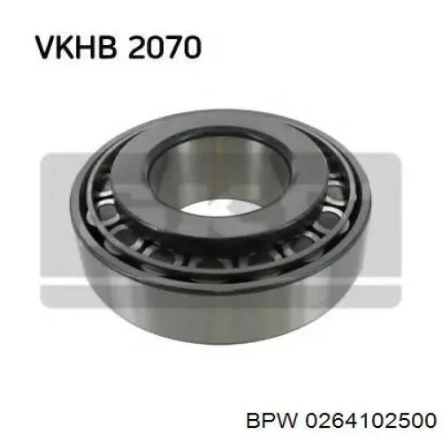 0264102500 BPW Підшипник маточини передньої