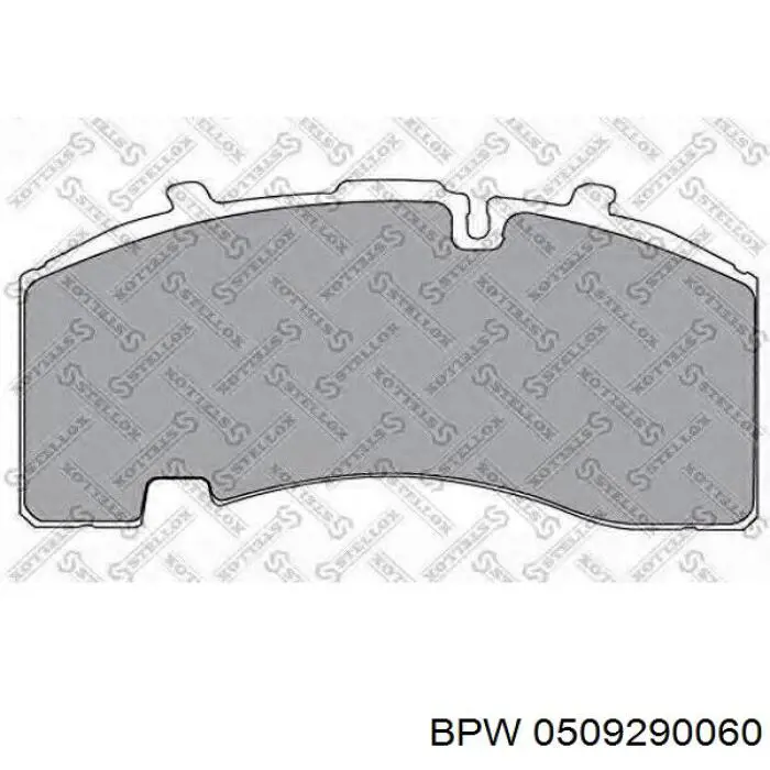 Задні гальмівні колодки BPW 0509290060 ціна, від 87.42 USD