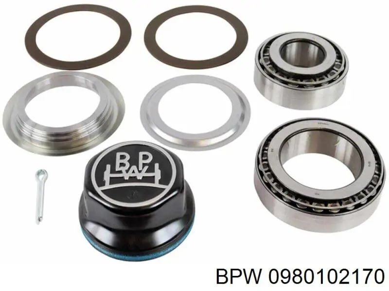 Ремкомплект задньої маточини BPW 0980102170 ціна, від 126.21 USD
