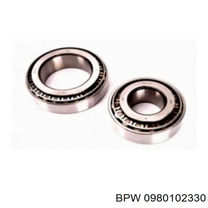 Комплект підшипник маточини передньої BPW 0980102330 ціна, від 115.96 USD