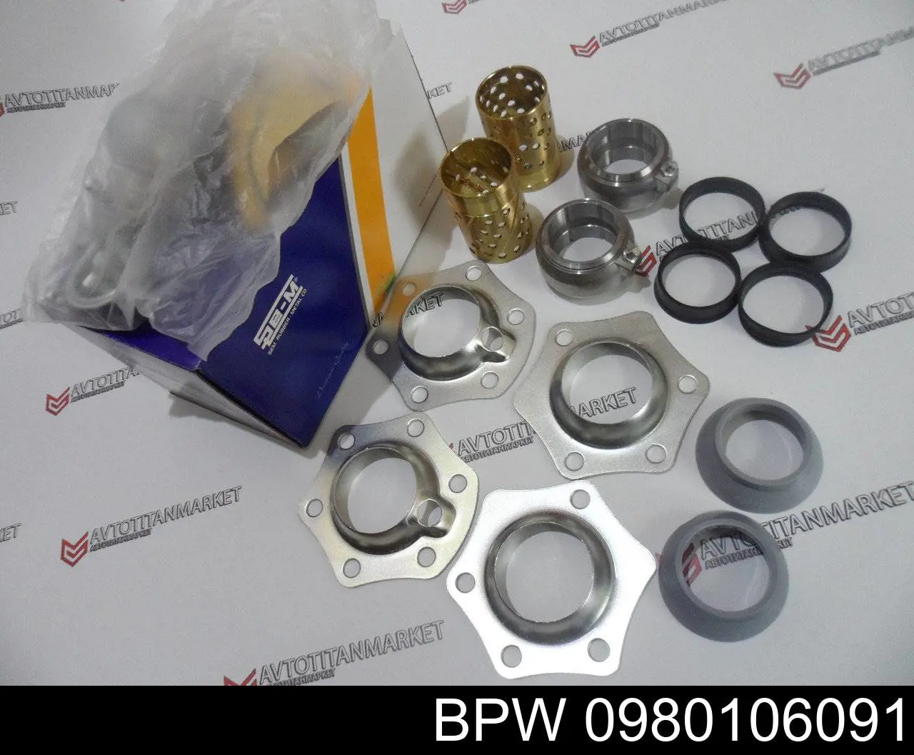 Ремкомплект гальмівного вала (тріскачки) 0980106091 BPW