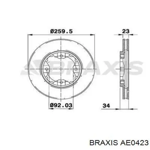 Купити PB2140 Starline Ротор гальмівний