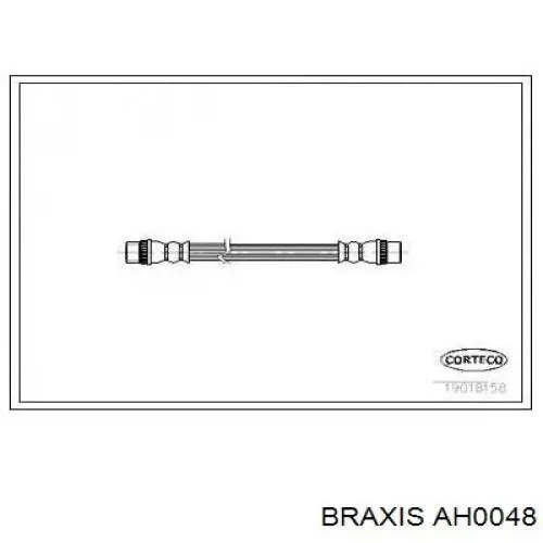 AH0048 Braxis шланг гальмівний задній