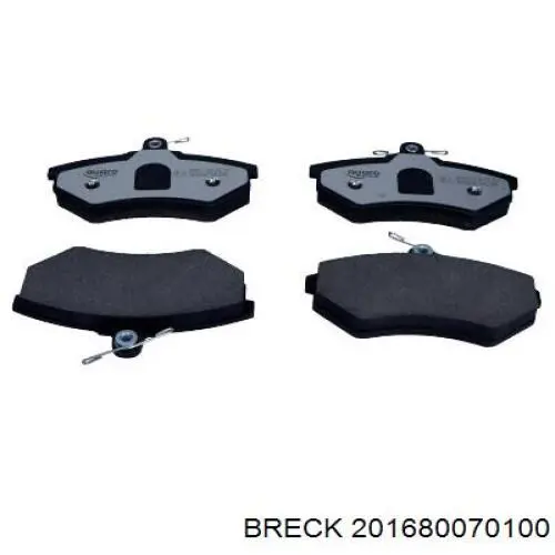 Передні тормозні колодки 201680070100 Breck