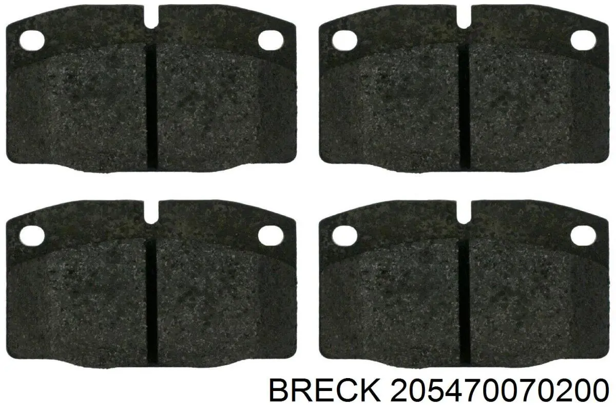Тормозні колодки Breck 205470070200