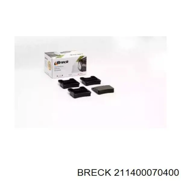 Купити 211400070400 Breck Задні колодки