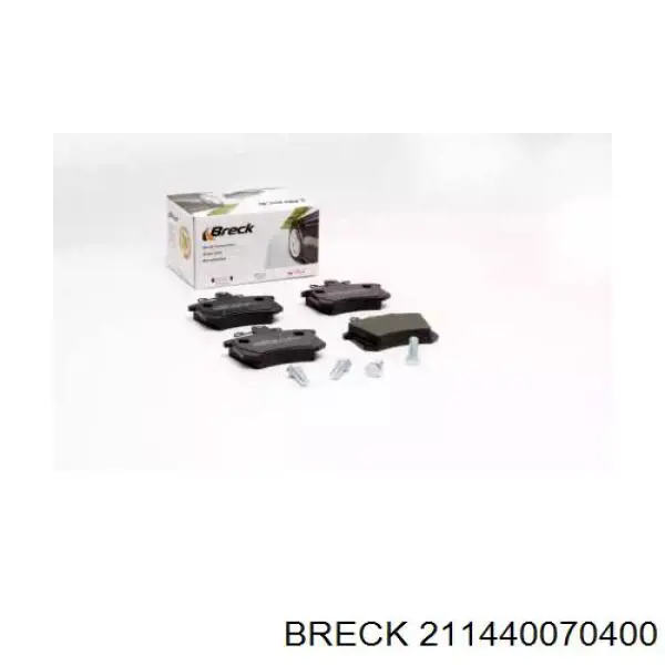 Купити 211440070400 Breck Задні колодки