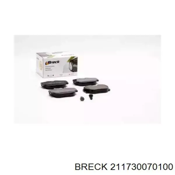 Тормозні колодки Breck 211730070100