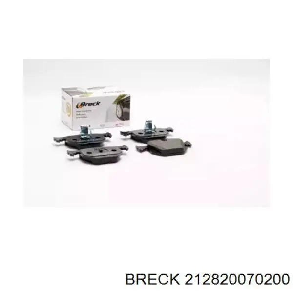 Купити 212820070200 Breck Задні колодки