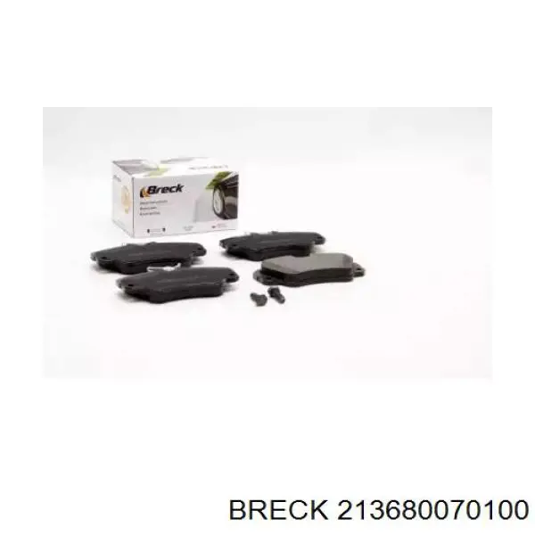 Купити 213680070100 Breck Колодки гальмівні передні, дискові