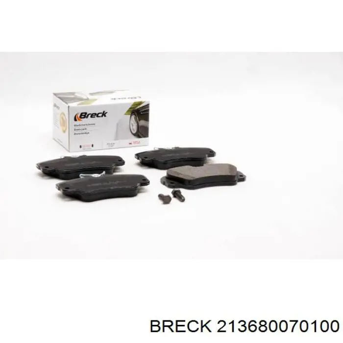Передні тормозні колодки 213680070100 Breck