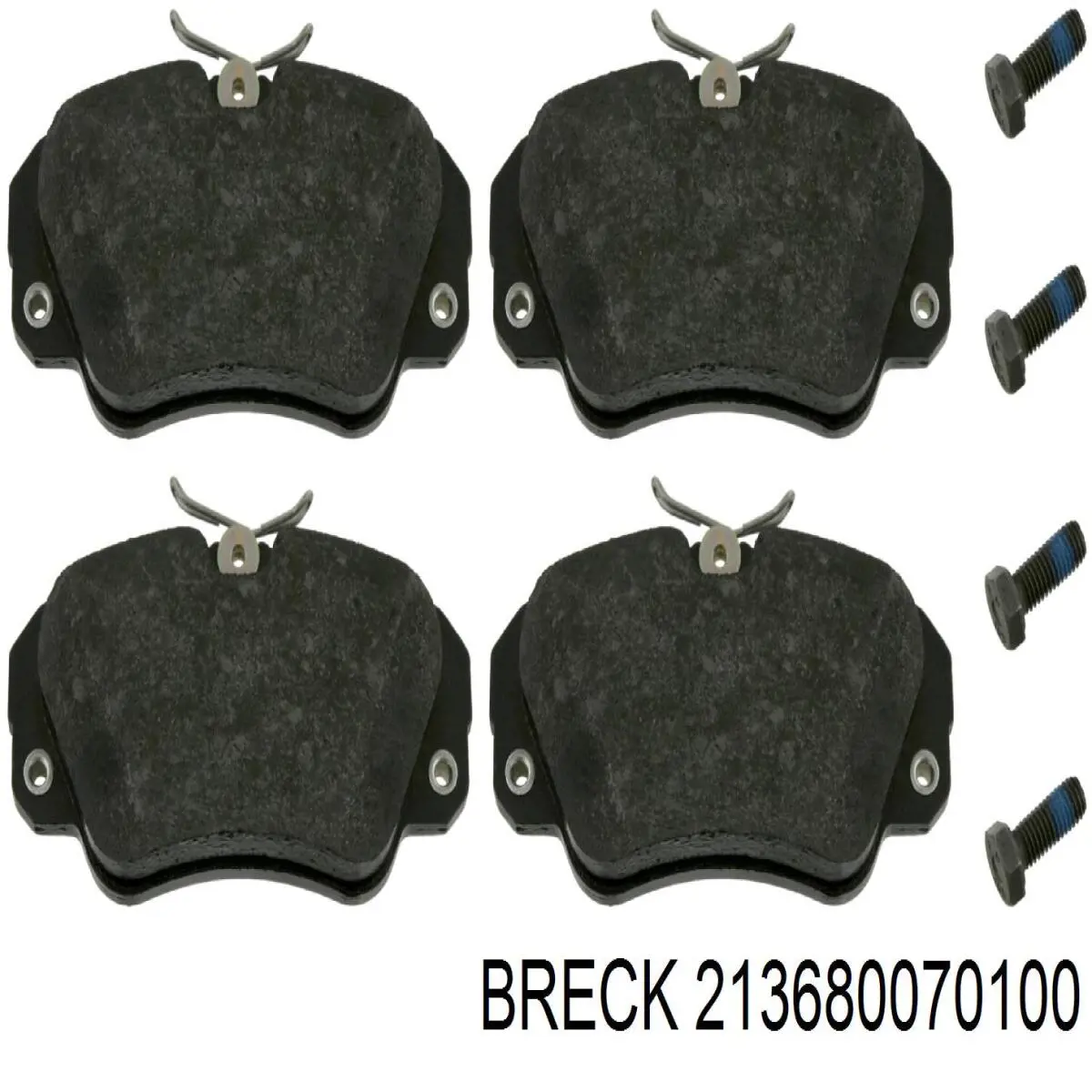 Тормозні колодки Breck 213680070100