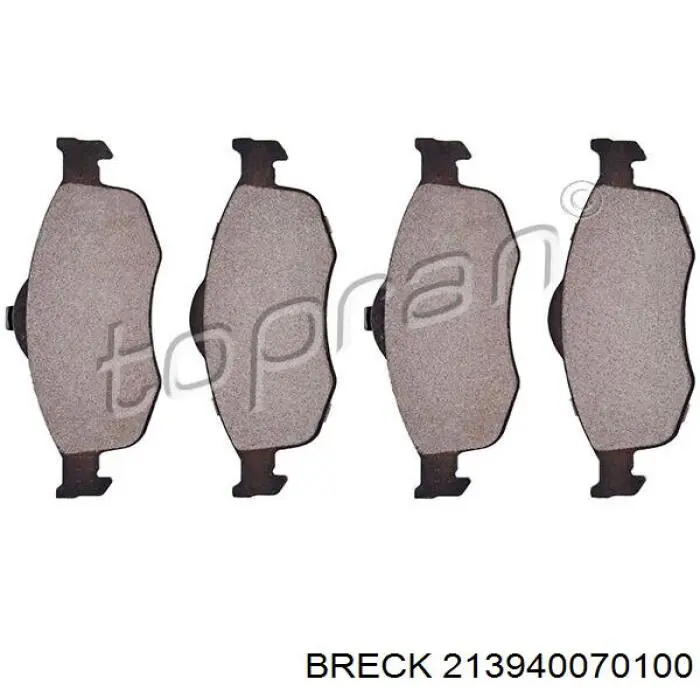 Тормозні колодки Breck 213940070100