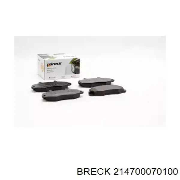Тормозні колодки Breck 214700070100