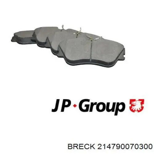 Гальмівні колодки Breck 214790070300 ціна, від 20.48 USD