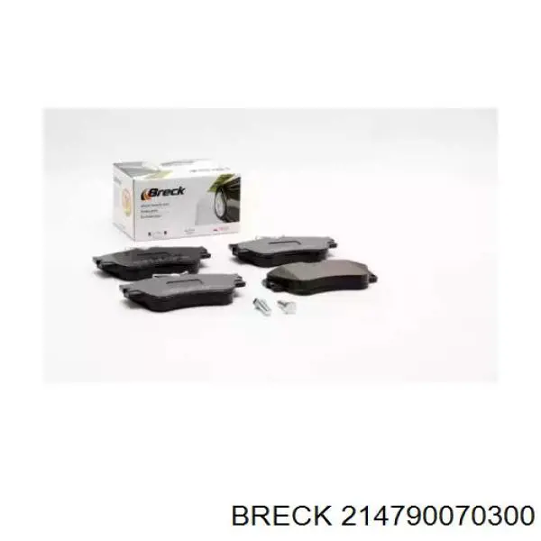 Передні тормозні колодки 214790070300 Breck