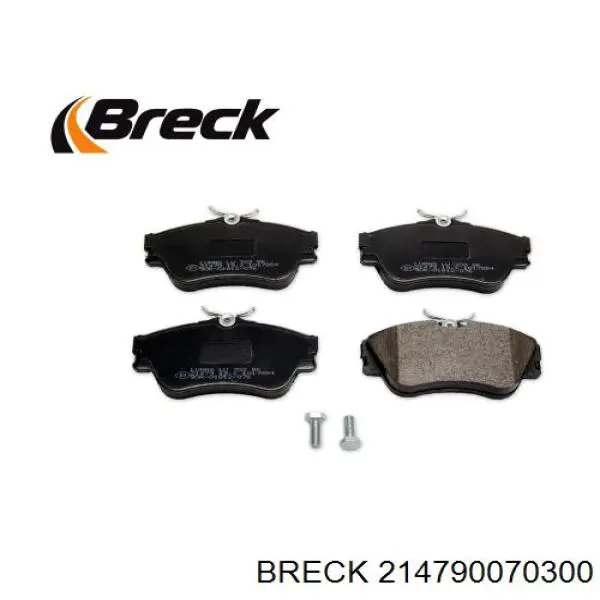 Купити 214790070300 Breck Колодки гальмівні передні, дискові
