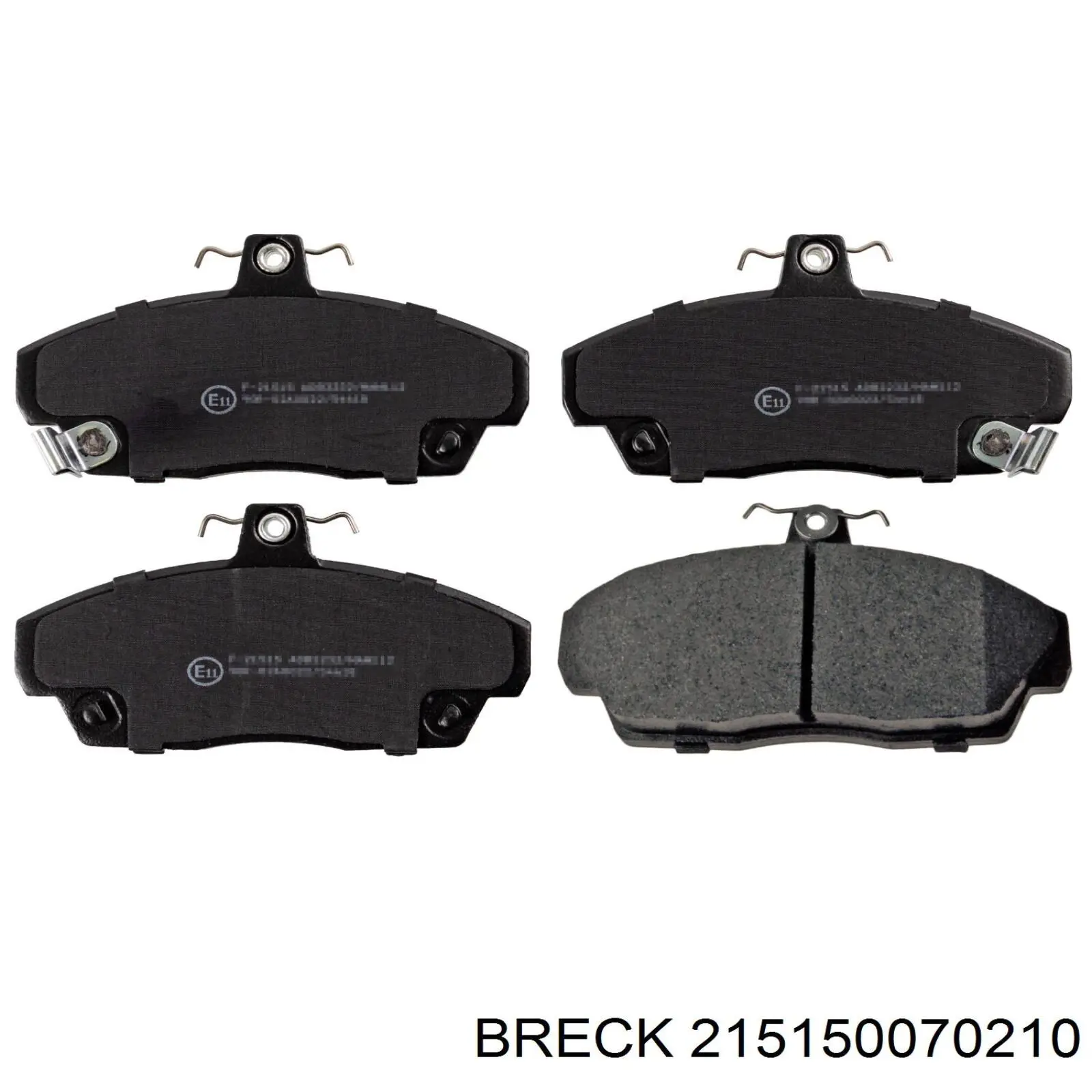 Тормозні колодки Breck 215150070210