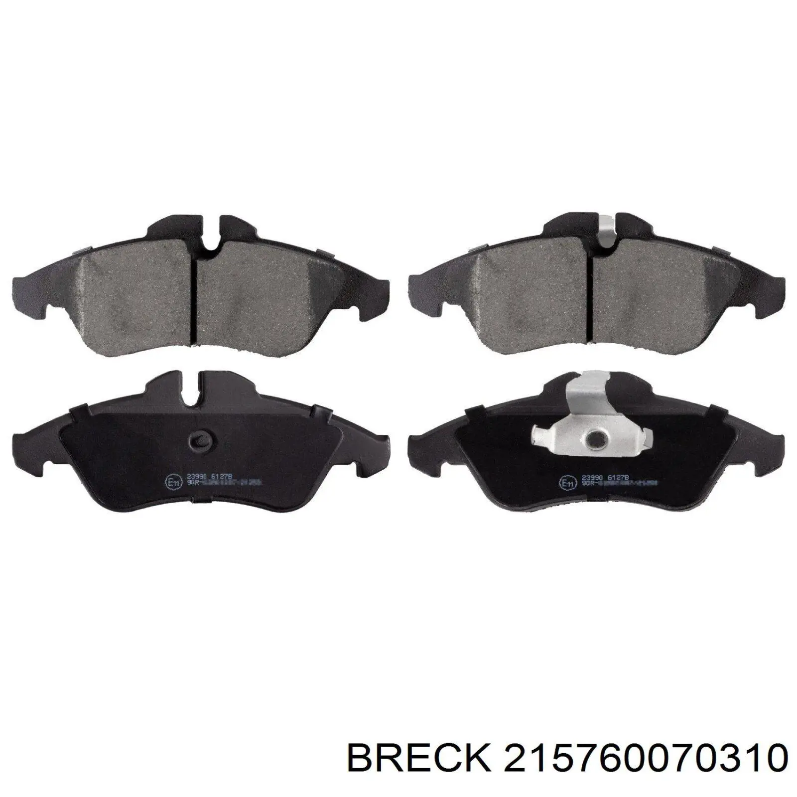 Тормозні колодки Breck 215760070310