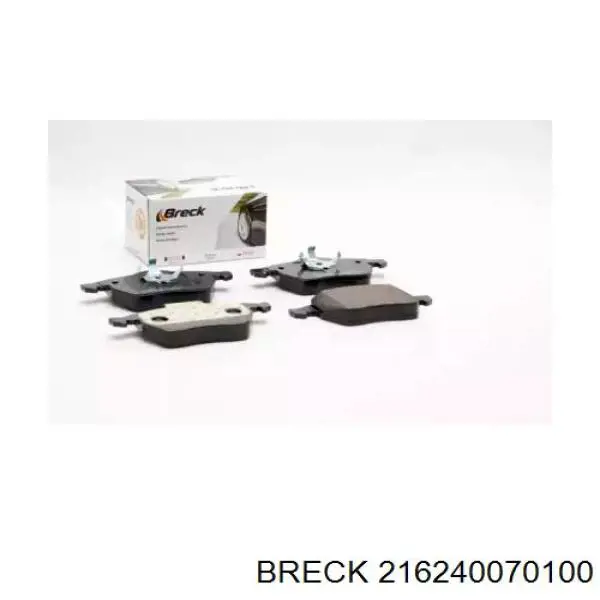 Купити 216240070100 Breck Колодки гальмівні передні, дискові