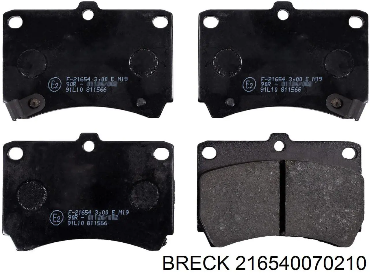 Тормозні колодки Breck 216540070210